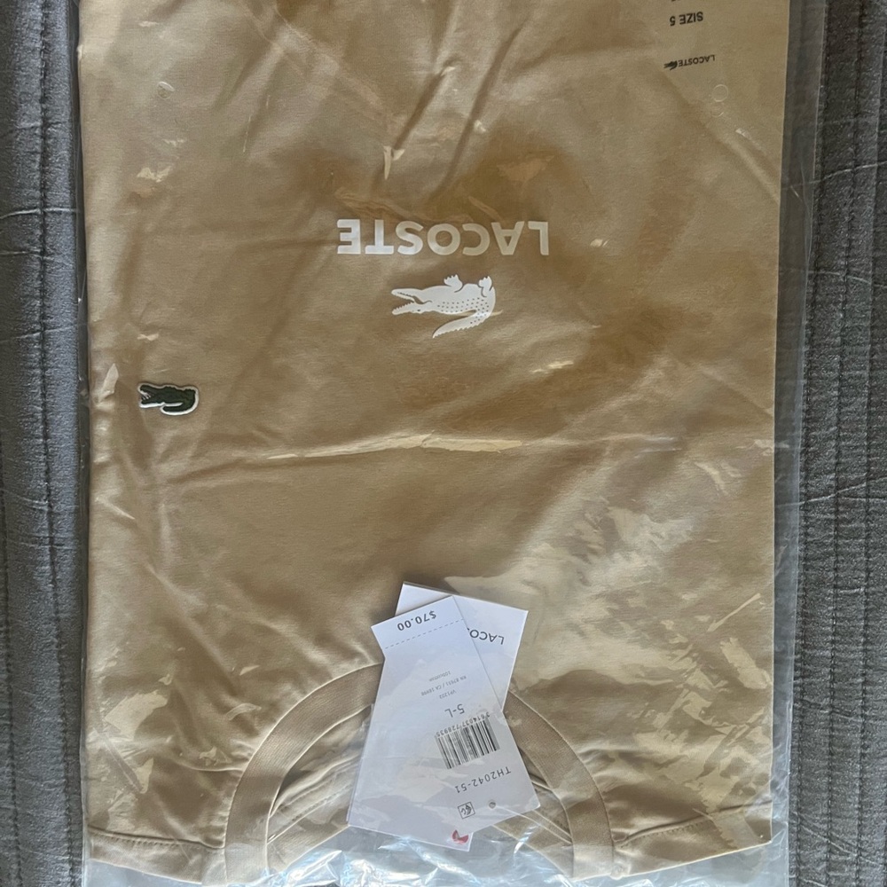 Lacoste Tan T-Shirt